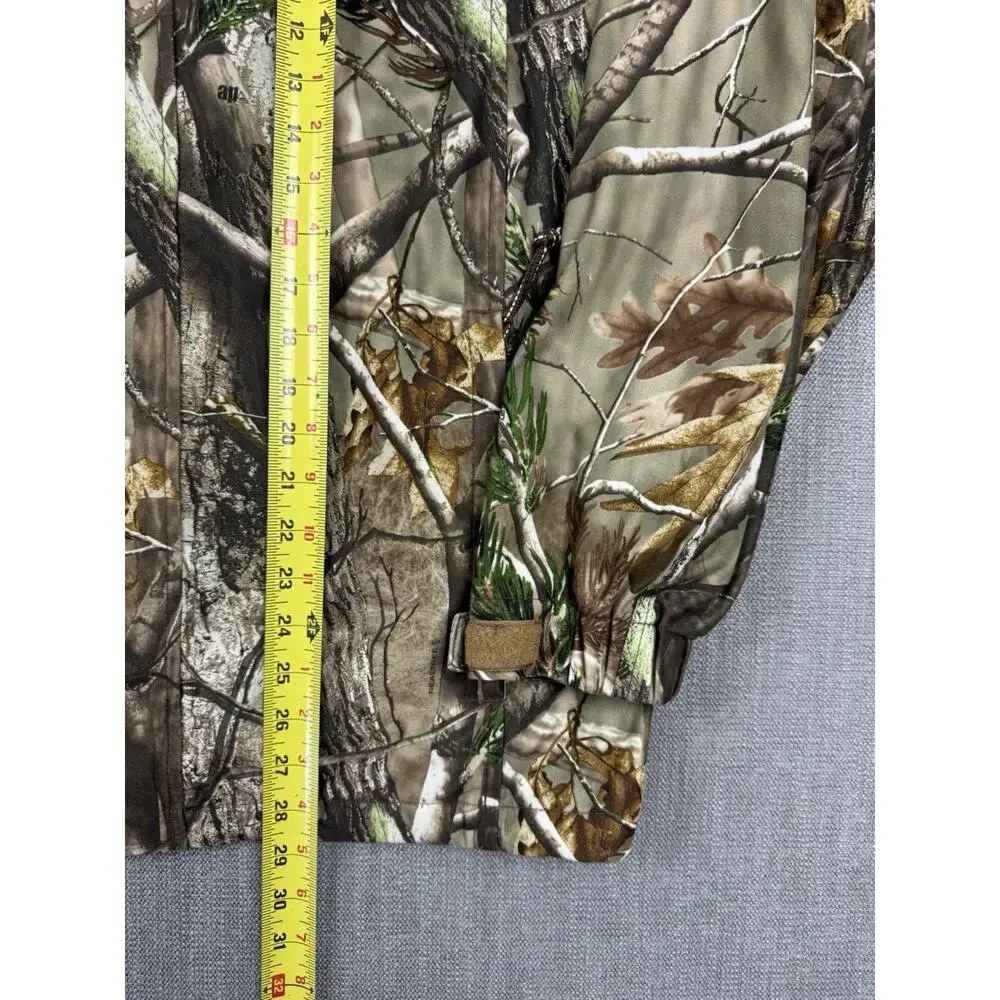 Russell Outdoors Realtree Rain Tamer II Jacket Hooded Camo Hunting Large